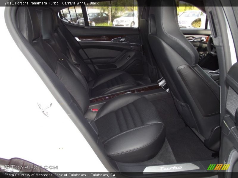 Carrara White / Black 2011 Porsche Panamera Turbo