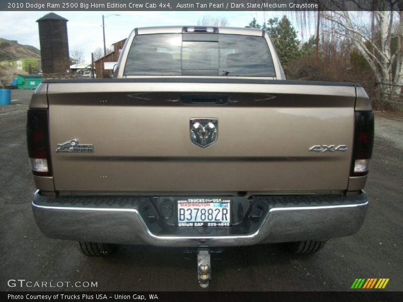 Austin Tan Pearl / Dark Slate/Medium Graystone 2010 Dodge Ram 2500 Big Horn Edition Crew Cab 4x4