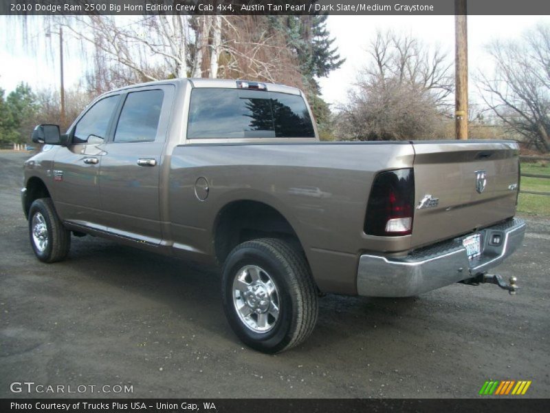 Austin Tan Pearl / Dark Slate/Medium Graystone 2010 Dodge Ram 2500 Big Horn Edition Crew Cab 4x4