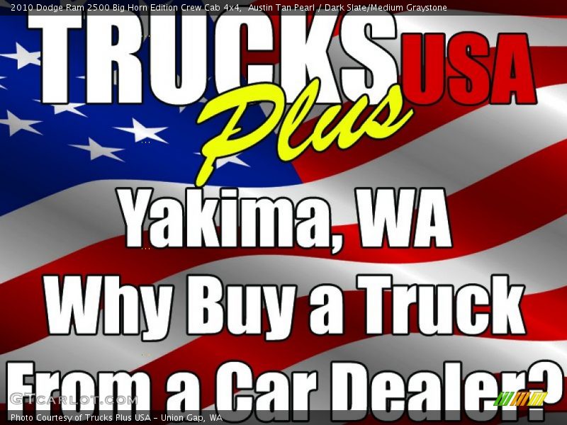 Austin Tan Pearl / Dark Slate/Medium Graystone 2010 Dodge Ram 2500 Big Horn Edition Crew Cab 4x4