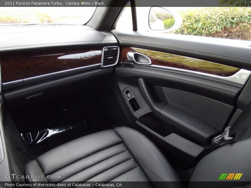 Carrara White / Black 2011 Porsche Panamera Turbo