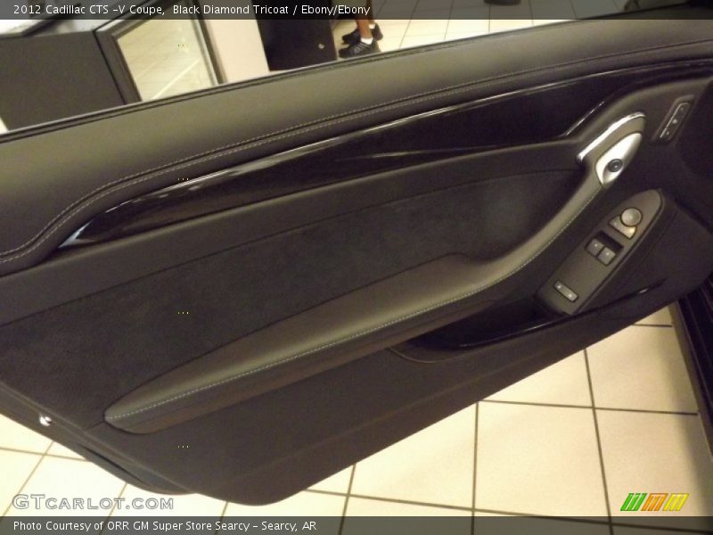 Black Diamond Tricoat / Ebony/Ebony 2012 Cadillac CTS -V Coupe