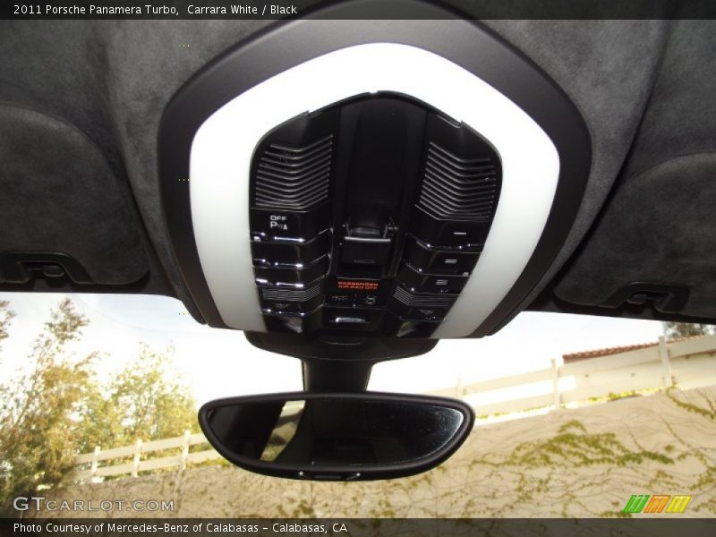 Carrara White / Black 2011 Porsche Panamera Turbo
