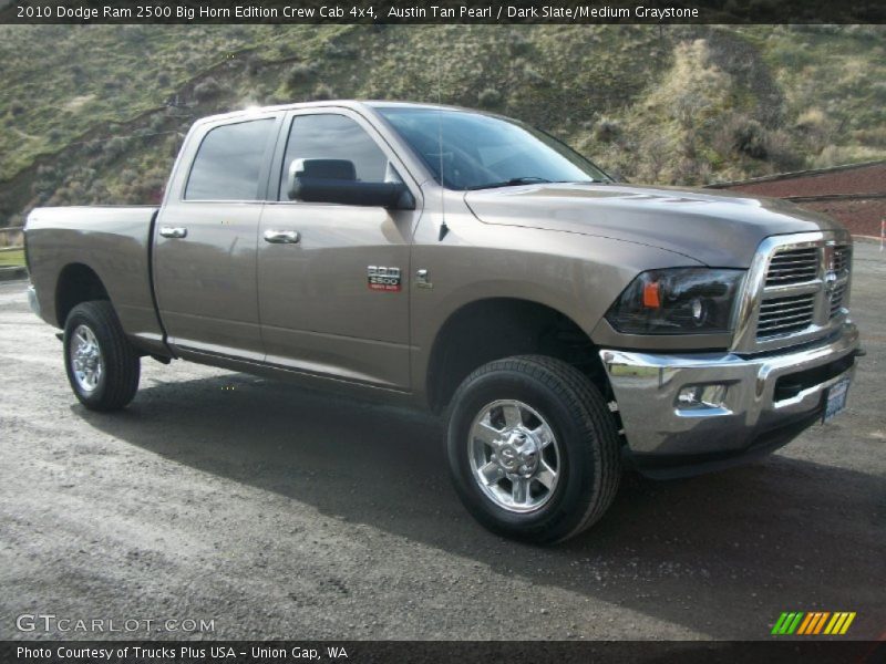 Austin Tan Pearl / Dark Slate/Medium Graystone 2010 Dodge Ram 2500 Big Horn Edition Crew Cab 4x4