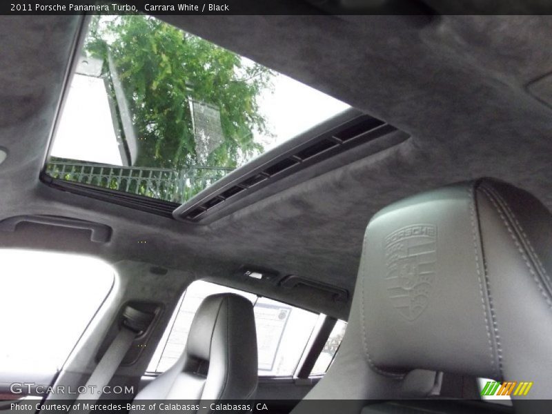 Carrara White / Black 2011 Porsche Panamera Turbo