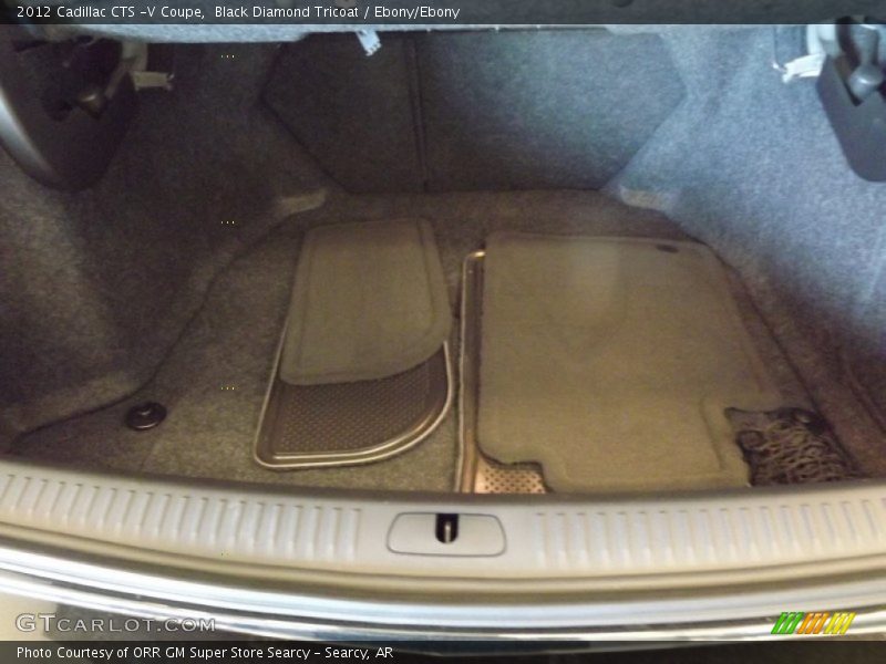 Black Diamond Tricoat / Ebony/Ebony 2012 Cadillac CTS -V Coupe