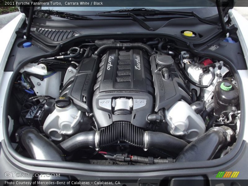  2011 Panamera Turbo Engine - 4.8 Liter DFI Twin-Turbocharged DOHC 32-Valve VarioCam Plus V8