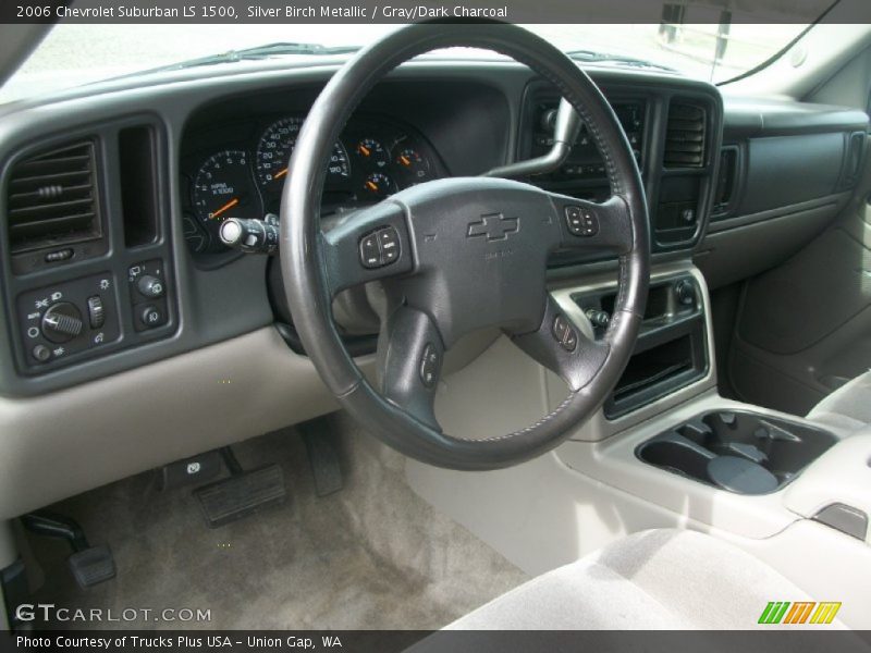 Silver Birch Metallic / Gray/Dark Charcoal 2006 Chevrolet Suburban LS 1500