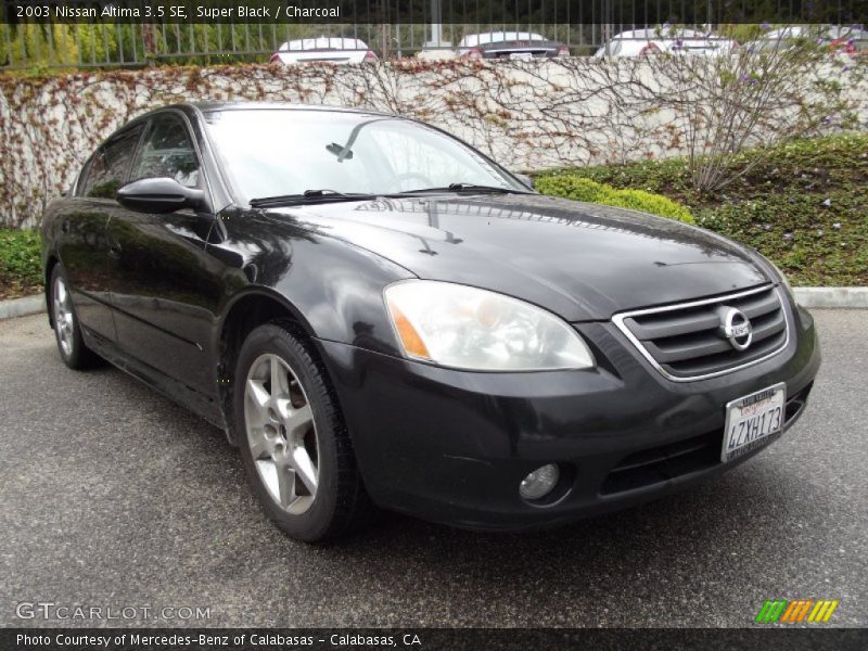 Super Black / Charcoal 2003 Nissan Altima 3.5 SE