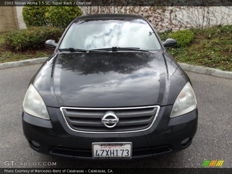 Super Black / Charcoal 2003 Nissan Altima 3.5 SE
