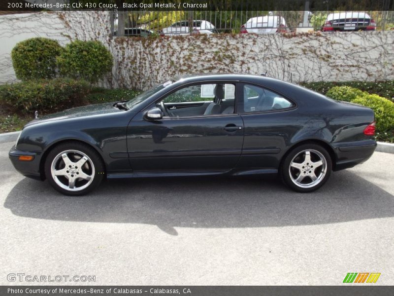 Black Opal Metallic / Charcoal 2002 Mercedes-Benz CLK 430 Coupe