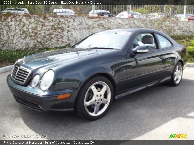 Black Opal Metallic / Charcoal 2002 Mercedes-Benz CLK 430 Coupe