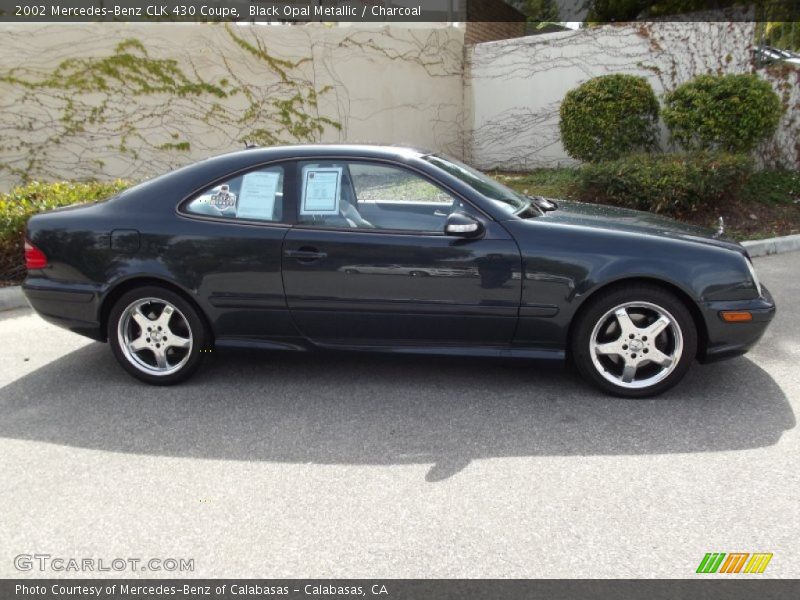 Black Opal Metallic / Charcoal 2002 Mercedes-Benz CLK 430 Coupe
