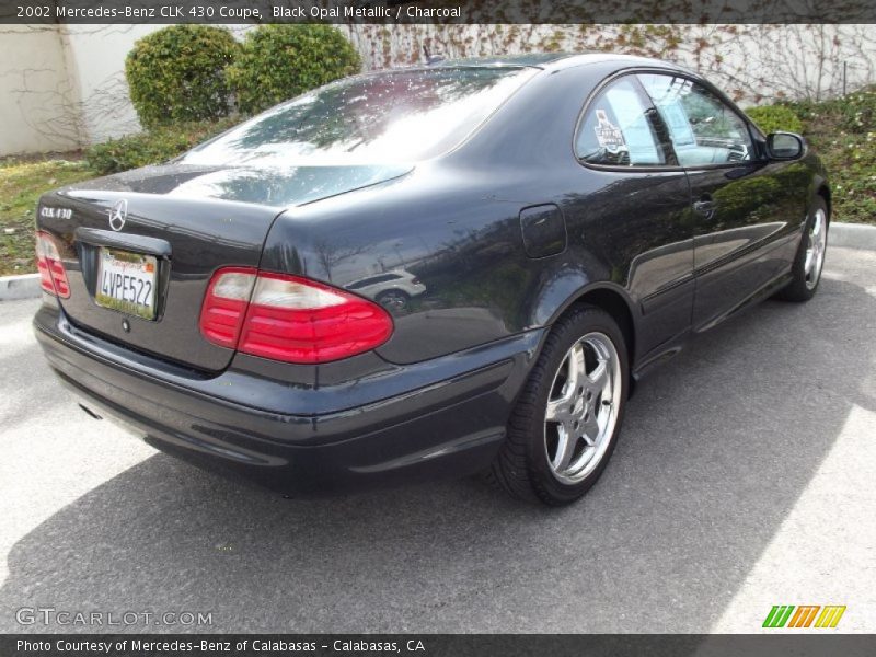 Black Opal Metallic / Charcoal 2002 Mercedes-Benz CLK 430 Coupe