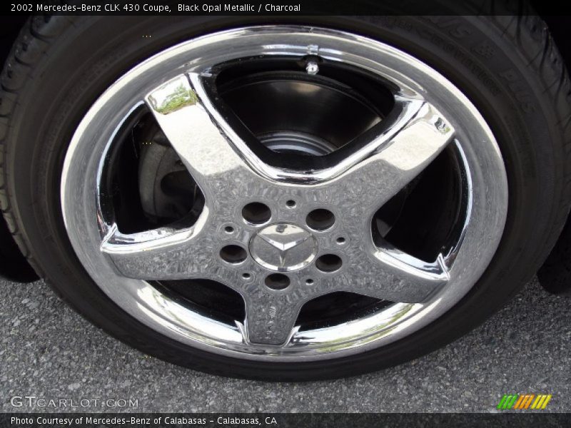 Black Opal Metallic / Charcoal 2002 Mercedes-Benz CLK 430 Coupe