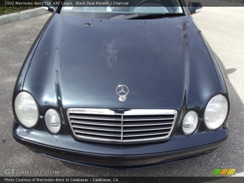 Black Opal Metallic / Charcoal 2002 Mercedes-Benz CLK 430 Coupe