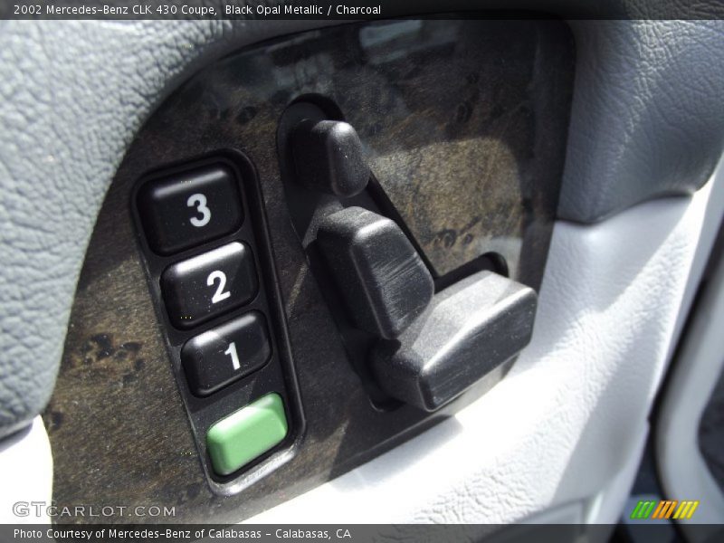 Black Opal Metallic / Charcoal 2002 Mercedes-Benz CLK 430 Coupe