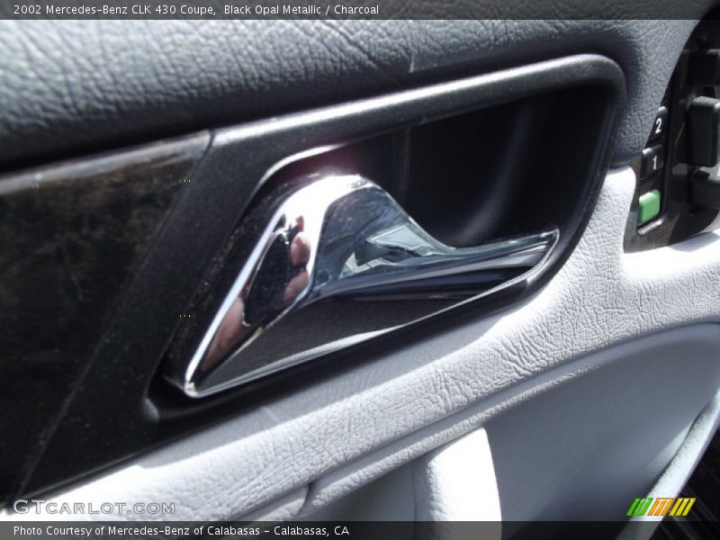 Black Opal Metallic / Charcoal 2002 Mercedes-Benz CLK 430 Coupe