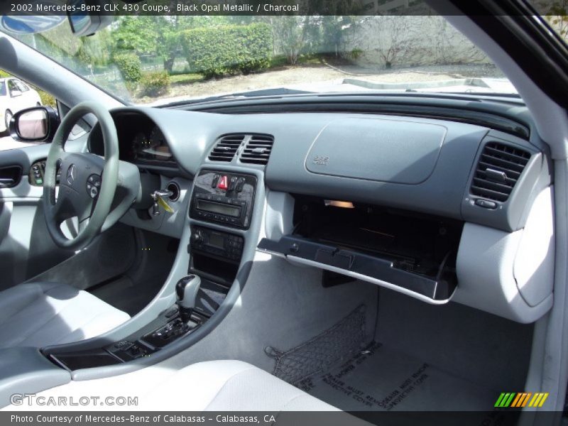 Black Opal Metallic / Charcoal 2002 Mercedes-Benz CLK 430 Coupe