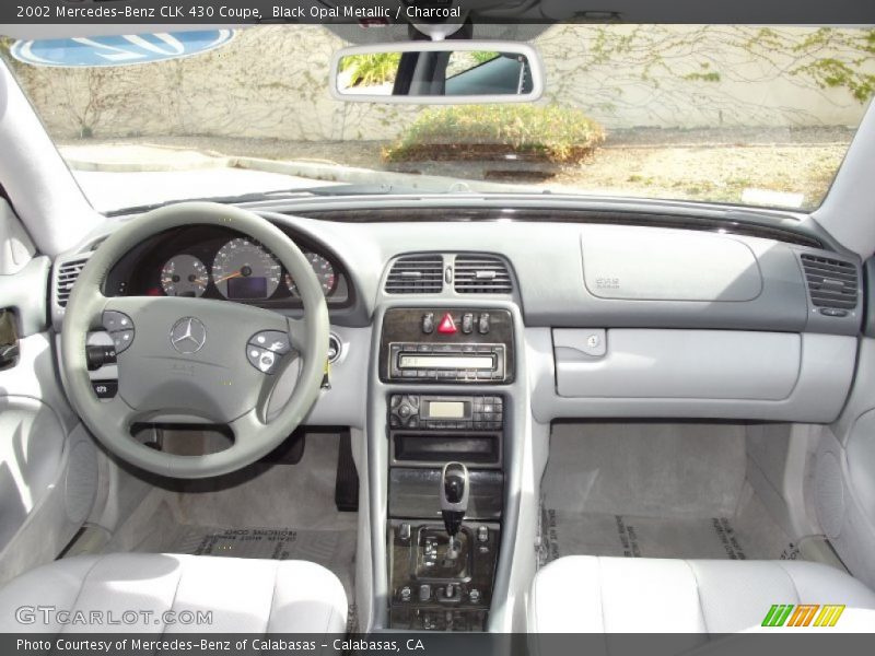 Black Opal Metallic / Charcoal 2002 Mercedes-Benz CLK 430 Coupe