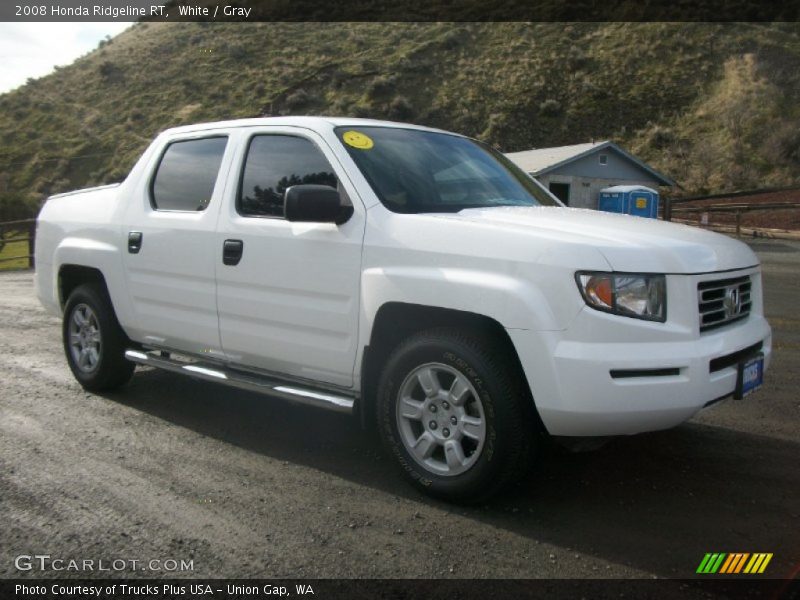 White / Gray 2008 Honda Ridgeline RT