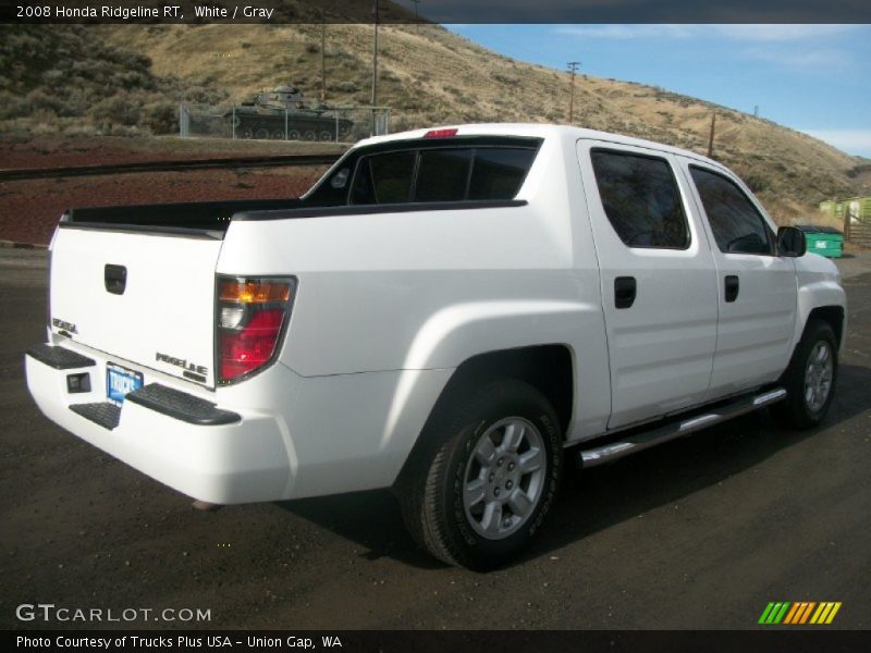 White / Gray 2008 Honda Ridgeline RT