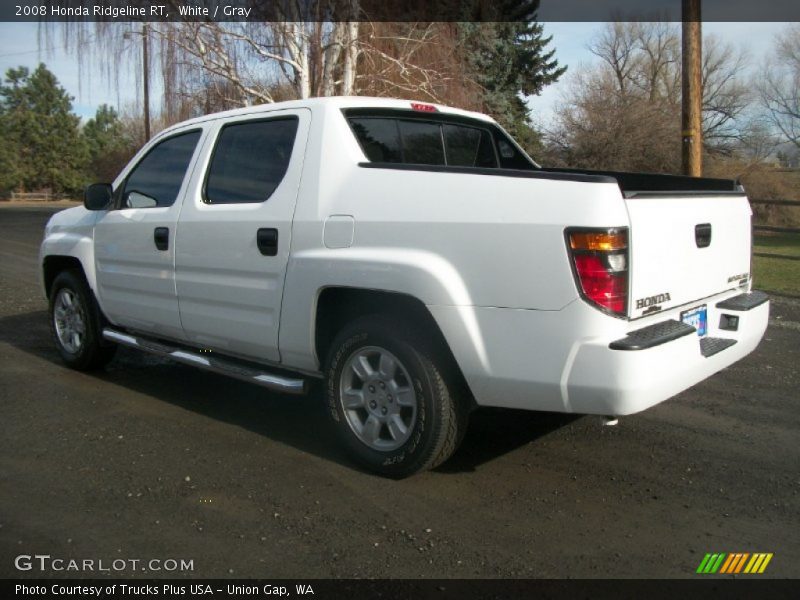 White / Gray 2008 Honda Ridgeline RT