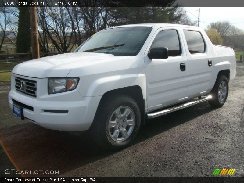 White / Gray 2008 Honda Ridgeline RT