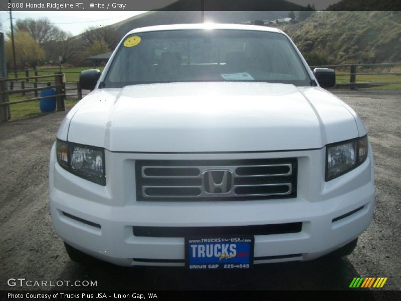 White / Gray 2008 Honda Ridgeline RT