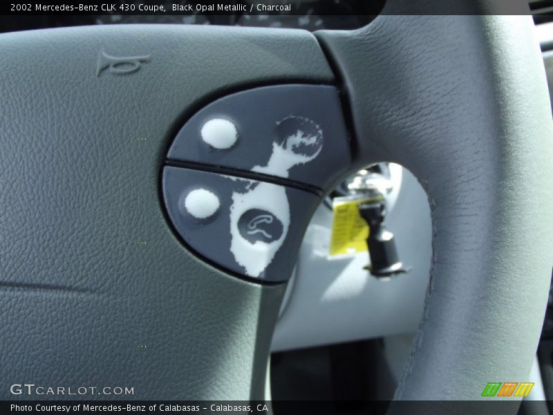 Black Opal Metallic / Charcoal 2002 Mercedes-Benz CLK 430 Coupe