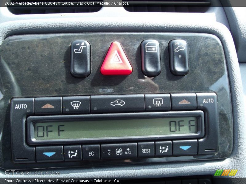 Black Opal Metallic / Charcoal 2002 Mercedes-Benz CLK 430 Coupe