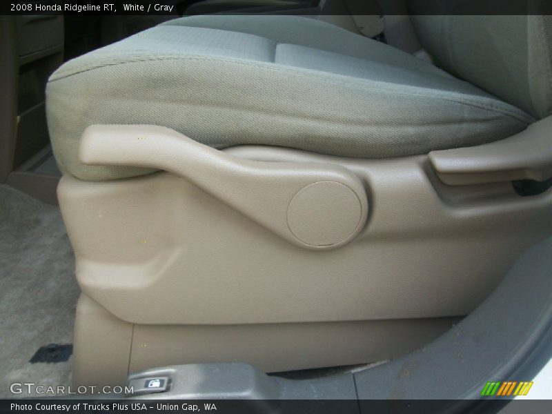 White / Gray 2008 Honda Ridgeline RT