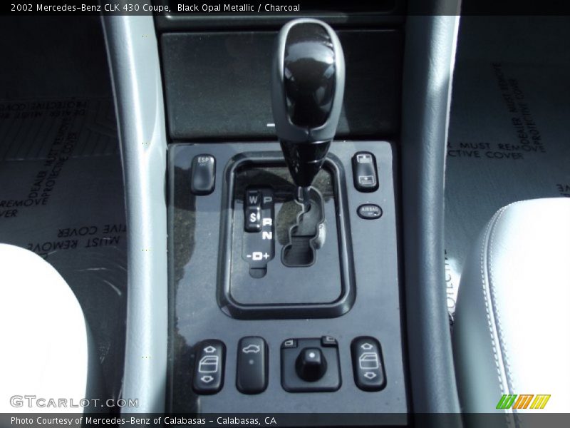 Black Opal Metallic / Charcoal 2002 Mercedes-Benz CLK 430 Coupe
