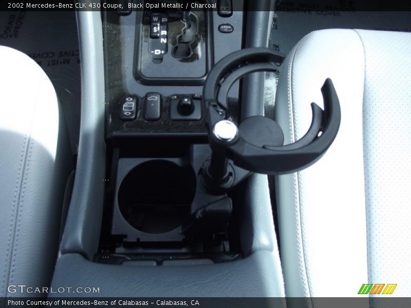 Black Opal Metallic / Charcoal 2002 Mercedes-Benz CLK 430 Coupe