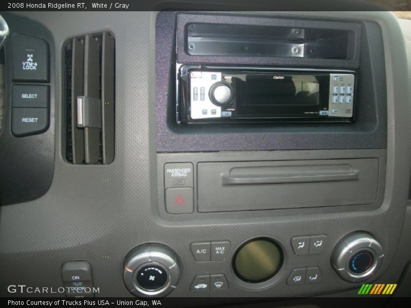 White / Gray 2008 Honda Ridgeline RT