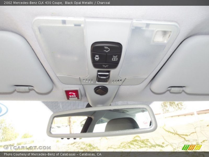 Black Opal Metallic / Charcoal 2002 Mercedes-Benz CLK 430 Coupe