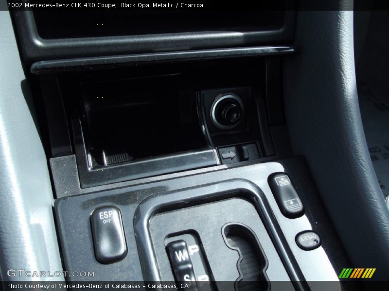 Black Opal Metallic / Charcoal 2002 Mercedes-Benz CLK 430 Coupe