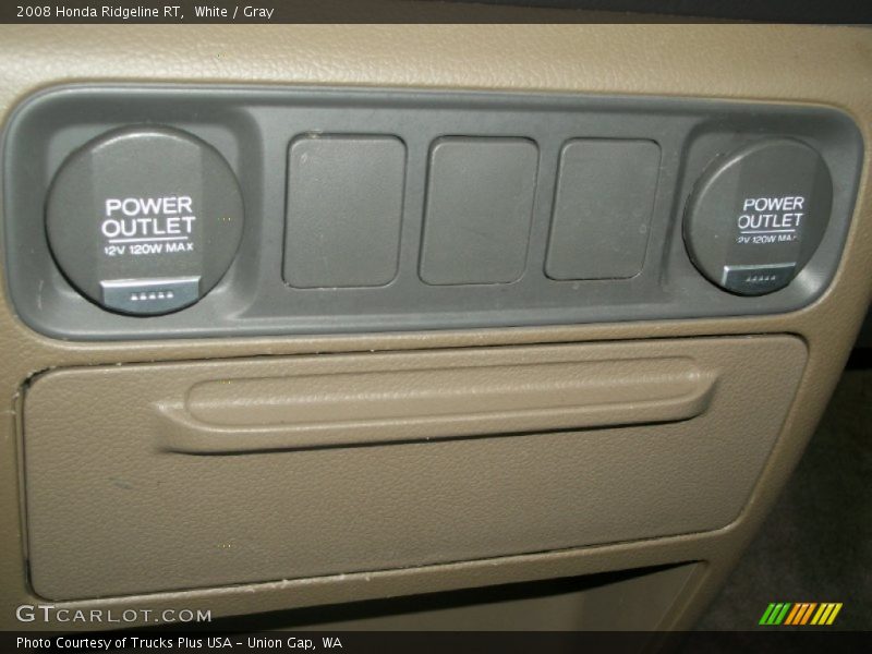 White / Gray 2008 Honda Ridgeline RT