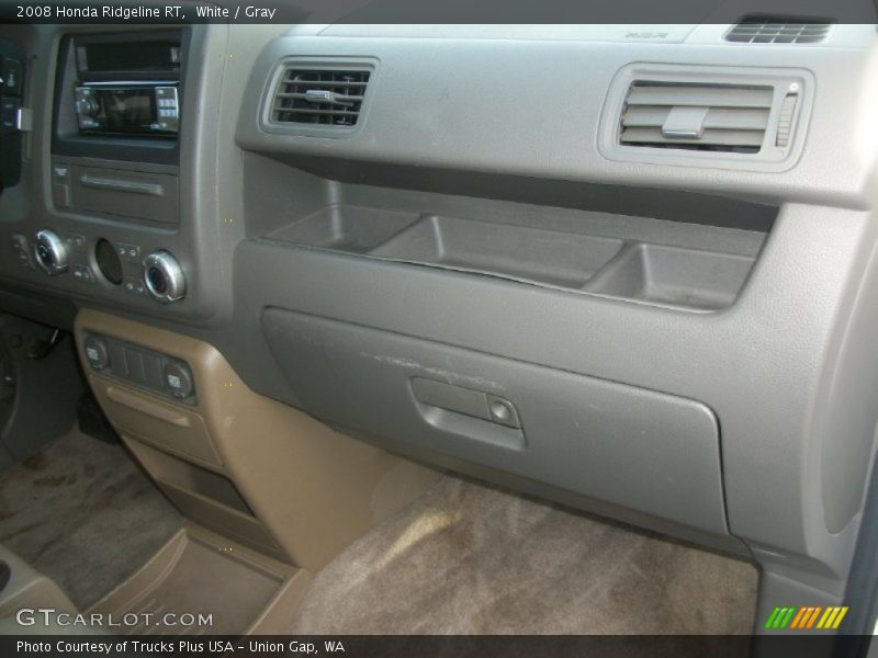 White / Gray 2008 Honda Ridgeline RT