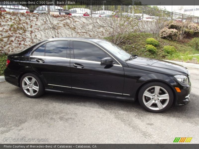 Black / Black 2011 Mercedes-Benz C 300 Sport