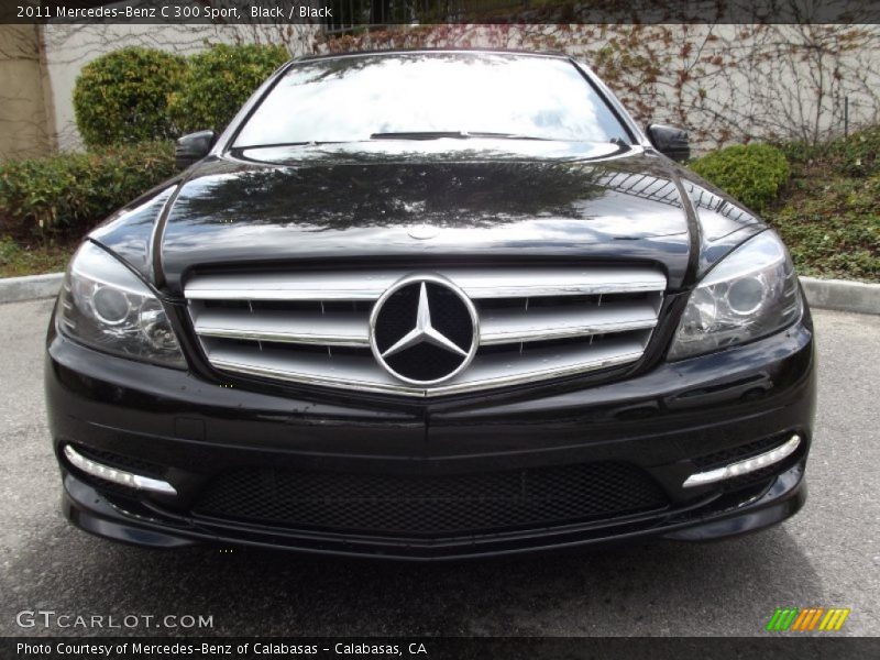 Black / Black 2011 Mercedes-Benz C 300 Sport
