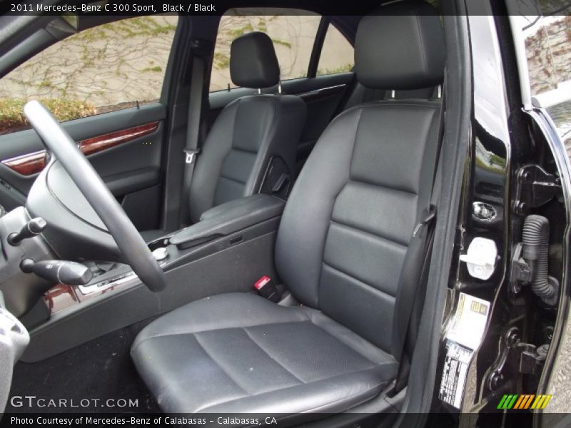 Black / Black 2011 Mercedes-Benz C 300 Sport