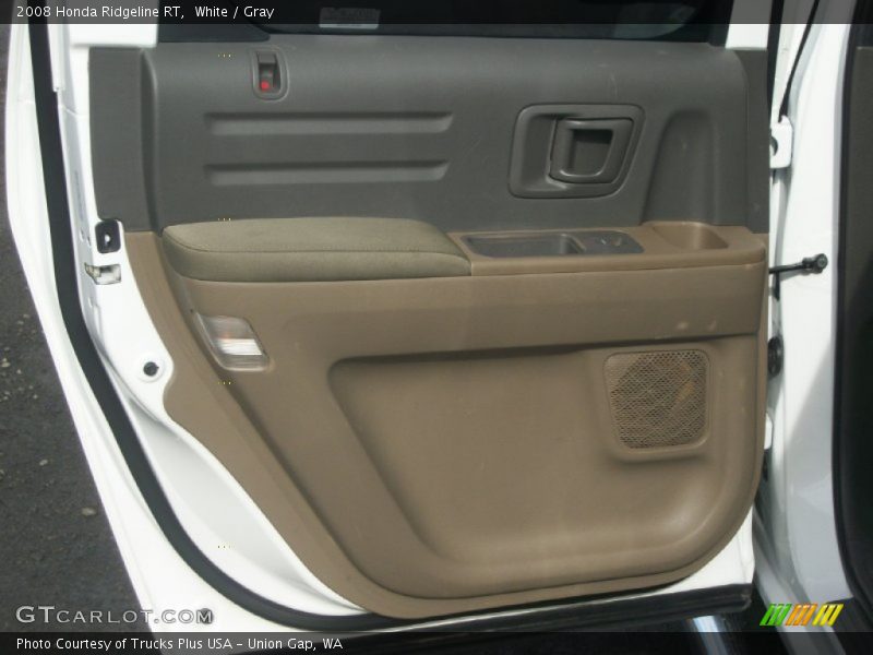 White / Gray 2008 Honda Ridgeline RT