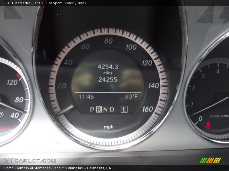 Black / Black 2011 Mercedes-Benz C 300 Sport
