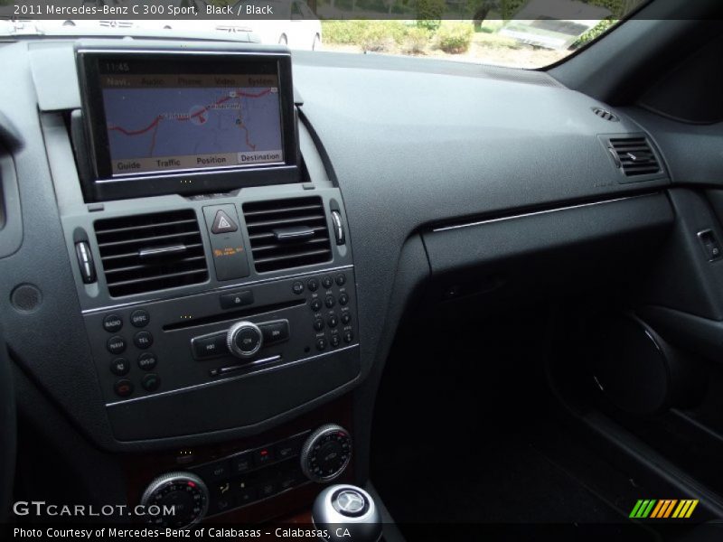 Black / Black 2011 Mercedes-Benz C 300 Sport