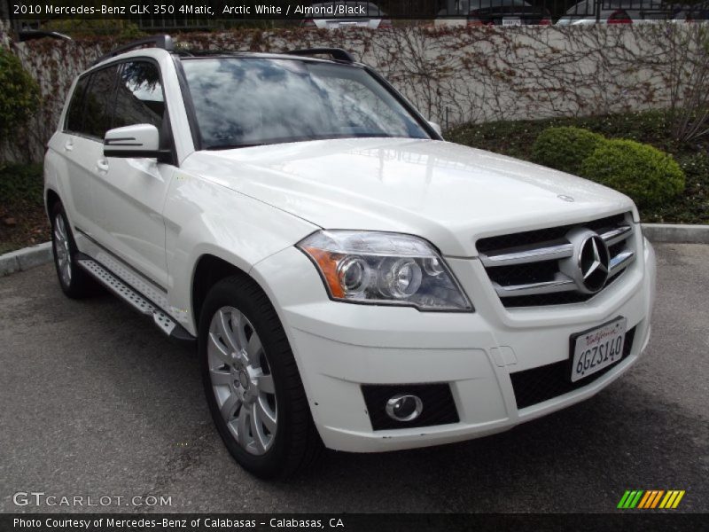 Arctic White / Almond/Black 2010 Mercedes-Benz GLK 350 4Matic