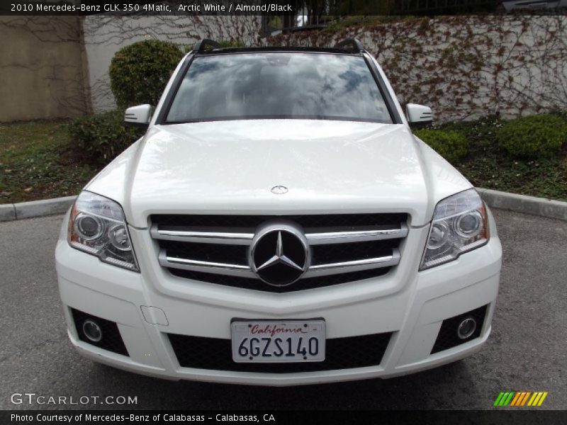 Arctic White / Almond/Black 2010 Mercedes-Benz GLK 350 4Matic