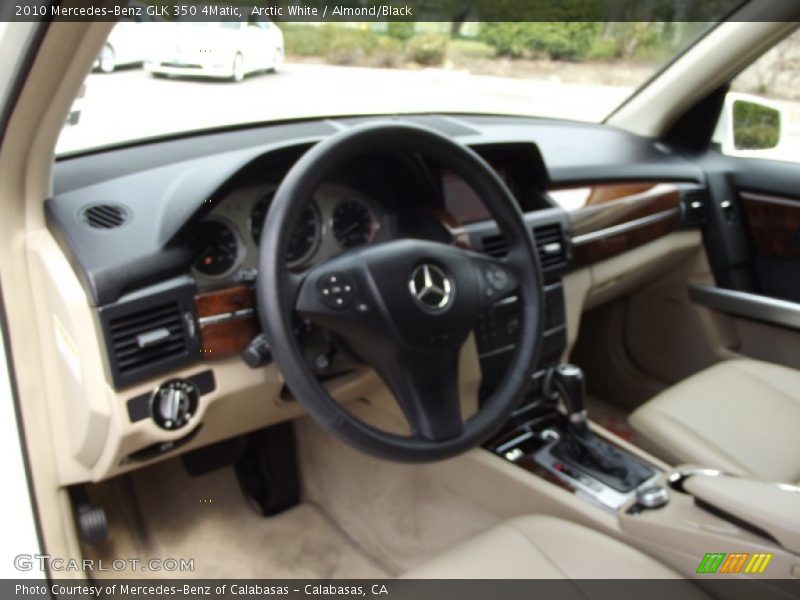 Arctic White / Almond/Black 2010 Mercedes-Benz GLK 350 4Matic