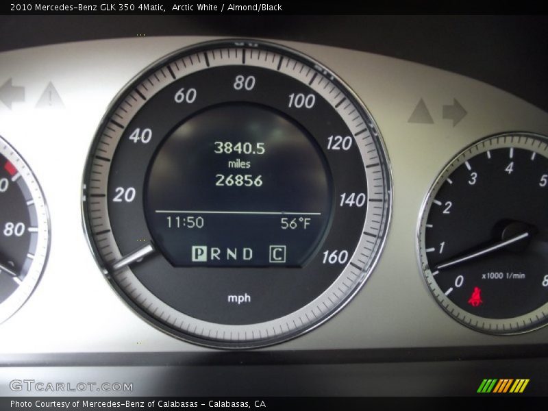 Arctic White / Almond/Black 2010 Mercedes-Benz GLK 350 4Matic
