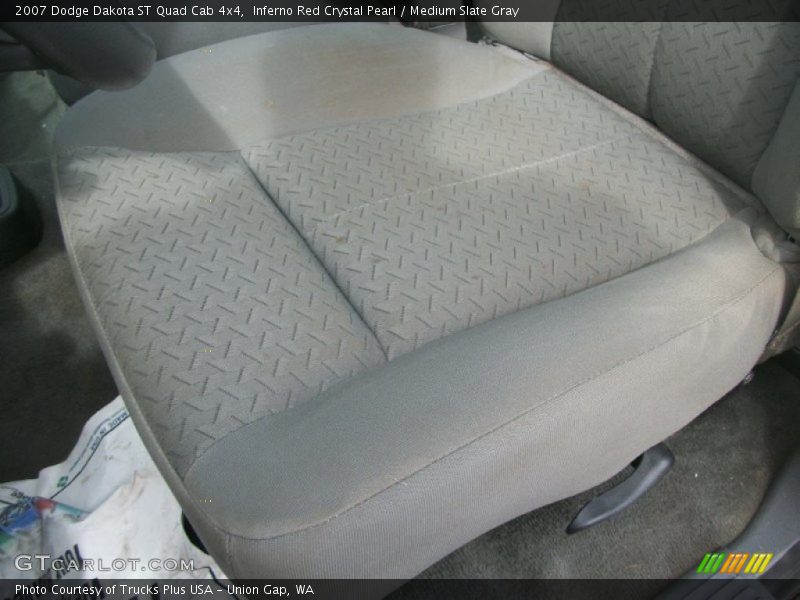 Inferno Red Crystal Pearl / Medium Slate Gray 2007 Dodge Dakota ST Quad Cab 4x4